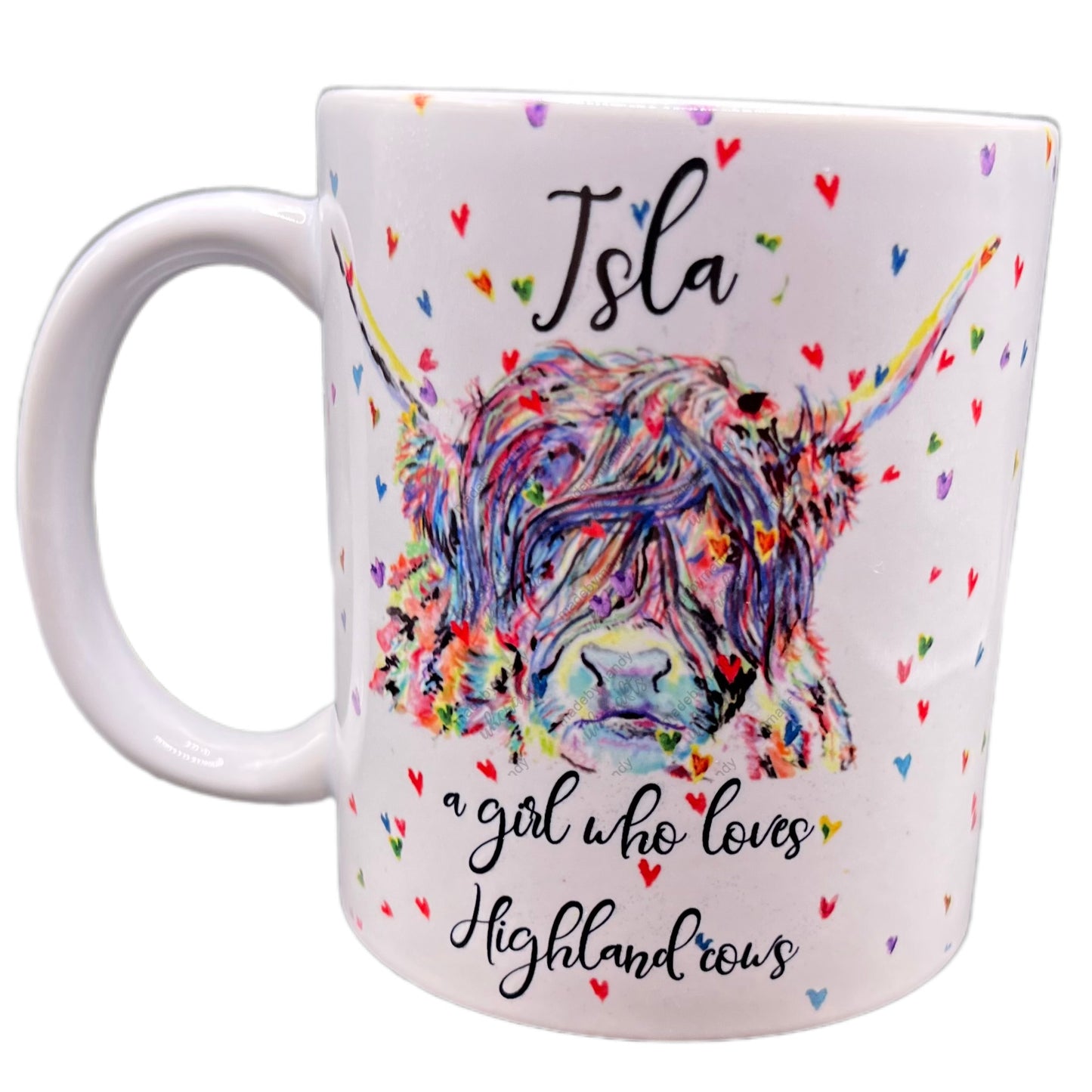 Highland cow personalised Mug