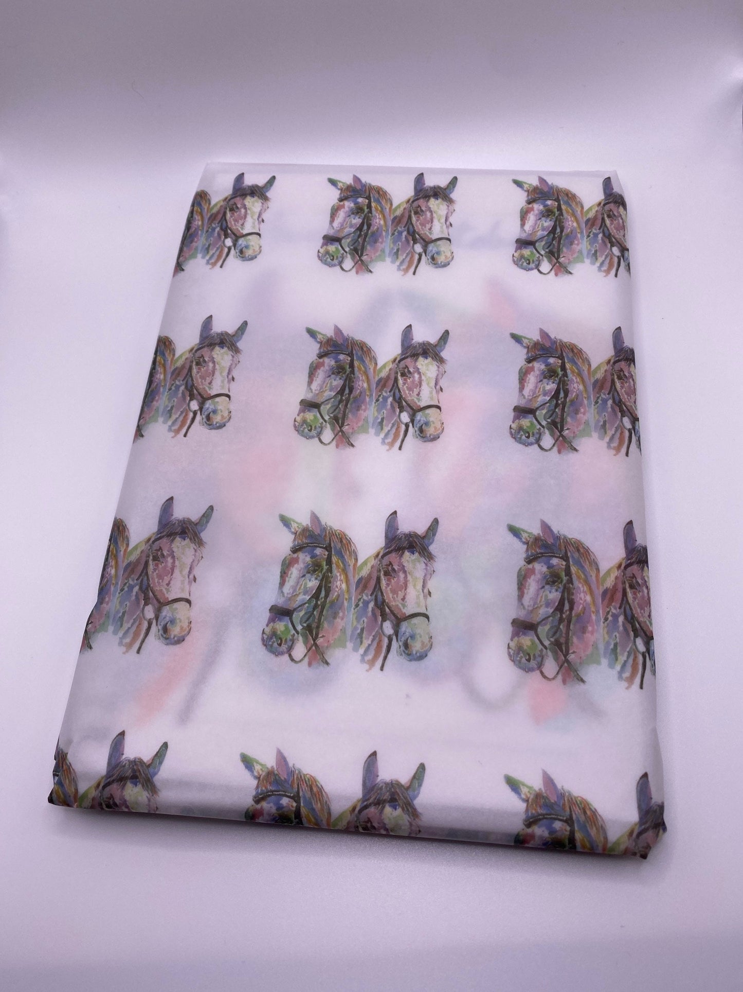 A5 personalised water coloured horse spiral notebook, with personalisation of your choice perfect gift for anyone