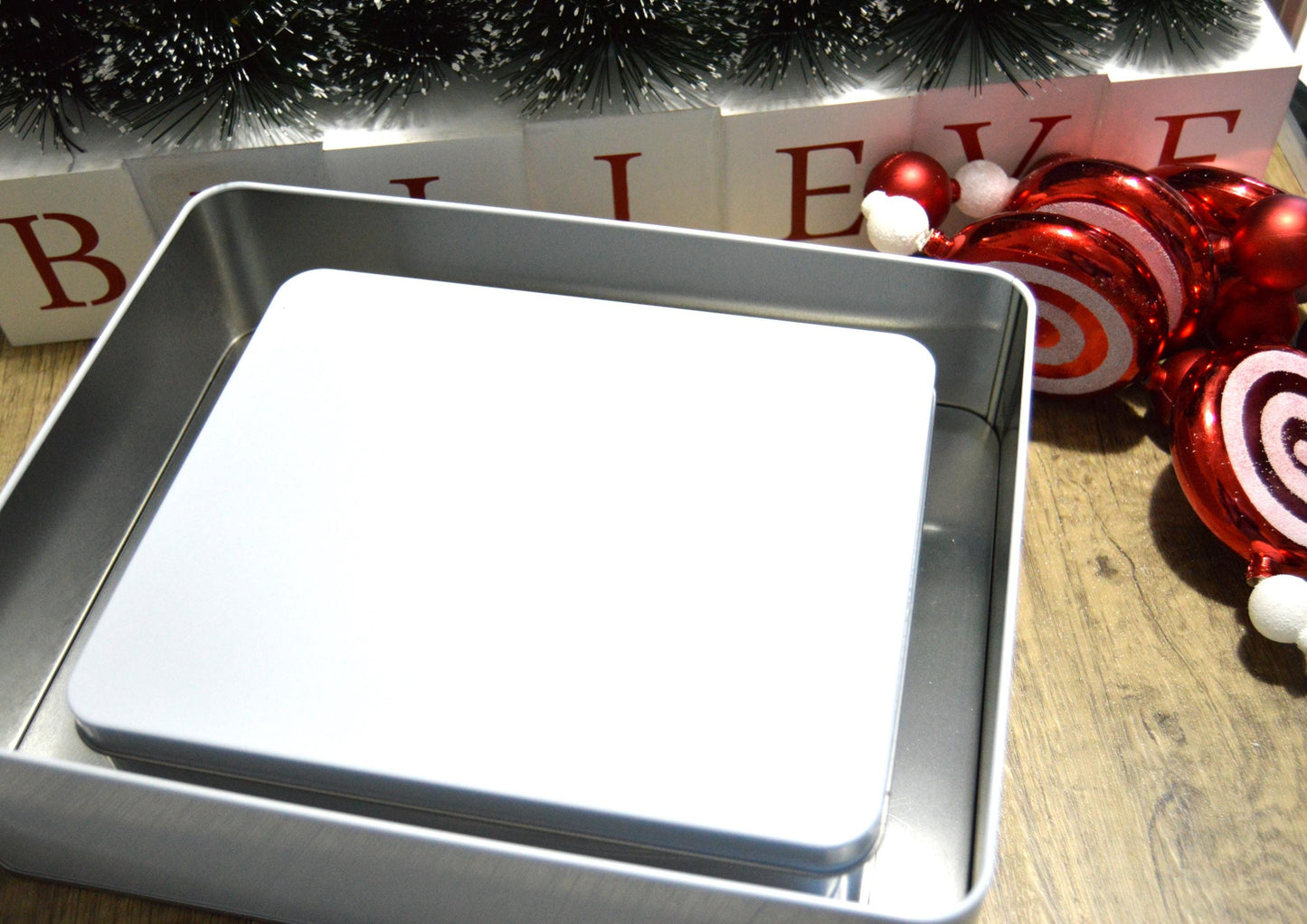 Personalised Biscuit cookie tin for treats, goodies snacks biscuits, storage, hand drawn design, Christmas, birthday, any occasion