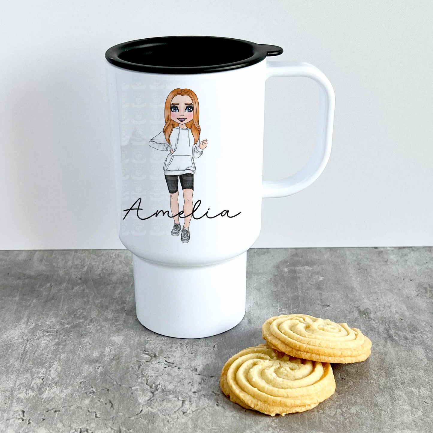 Pre Teen travel mug Plastic perfect best friend gift unbreakable.