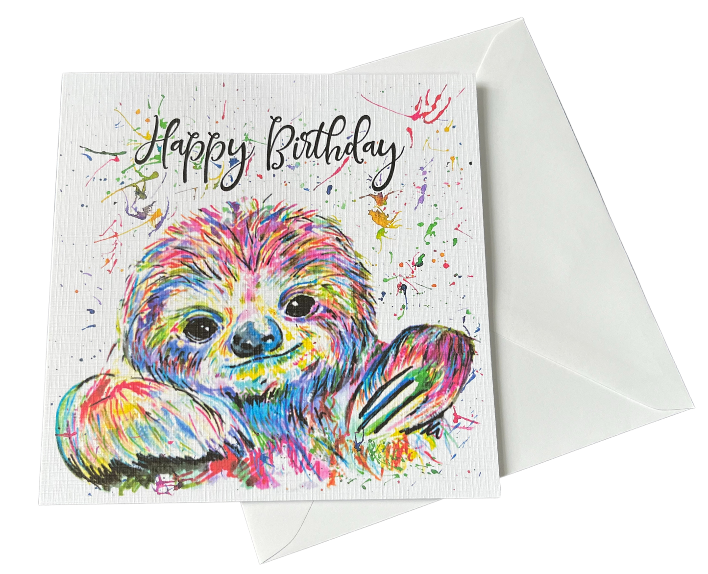 Happy Birthday Sloth Card