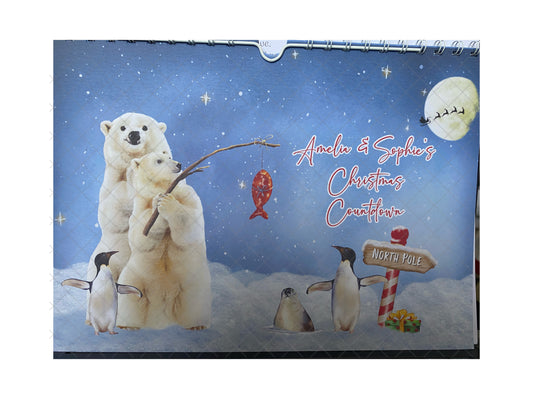 Advent Countdown Activity Calendar | Hand Drawn Design