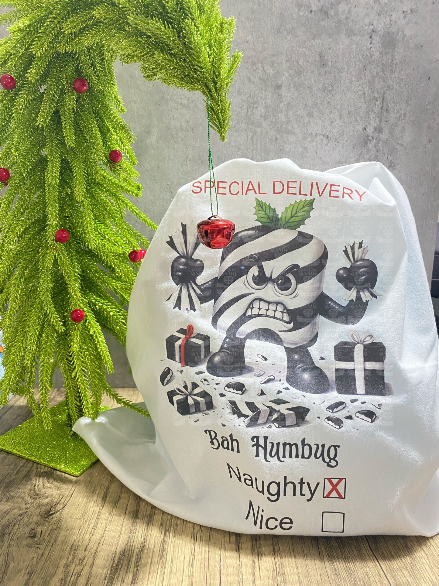 Bah humbug Christmas sack funny Christmas gift