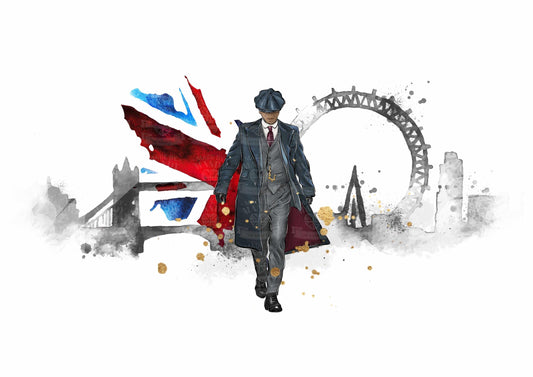 London man a4 print no frame included gift for father's day