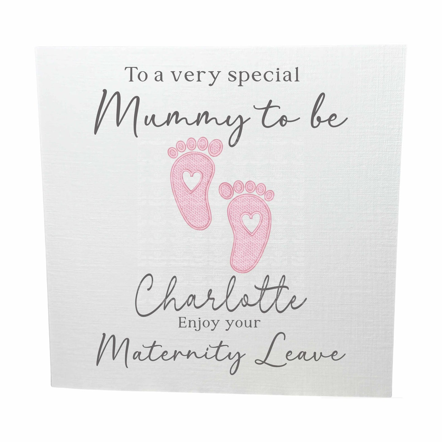 Personalised Maternity Leave Card